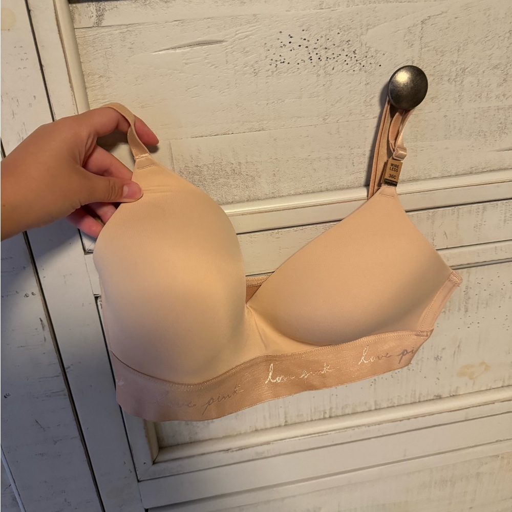 Pink Nude Wireless Bra
